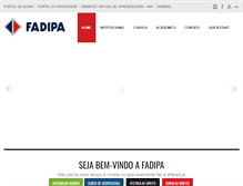 Tablet Screenshot of fadipa.br